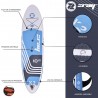 copy of Zray Stand up gonflable X-Rider X2 Deluxe 10'10" 2021 330x81x15cm