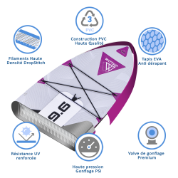 copy of SUP Paddle gonflable Wattsup Jelly 9'5" 2020