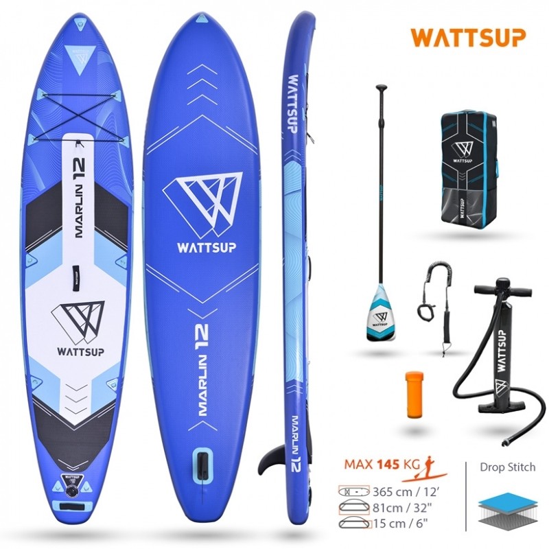 SUP Paddle gonflable Wattsup Marlin 12' 2020