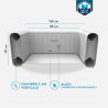 copy of SPA gonflable carré NETSPA Bohemian - 2+2 places - Triple fonction - 158x158x70 cm - 100 buses d'air