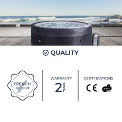 Spa Vita semi rigide portable rond Netspa - 4 places