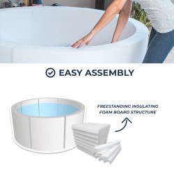 Spa Vita semi rigide portable rond Netspa - 4 places