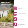 Spa Vita semi rigide portable rond Netspa - 4 places
