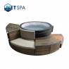 NETSPA ICE - Ice Bath 4 places 3kW - Bain Froid Semi-rigide - Fonction Spa chaud et bulles de 3° à 42°C