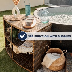 copy of NETSPA ICE - Ice Bath 4 places 3kW - Bain Froid Semi-rigide - Fonction Spa chaud et bulles de 3° à 42°C