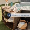 copy of NETSPA ICE - Ice Bath 4 places 3kW - Bain Froid Semi-rigide - Fonction Spa chaud et bulles de 3° à 42°C