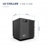 copy of NETSPA ICE - Ice Bath 4 places 3kW - Bain Froid Semi-rigide - Fonction Spa chaud et bulles de 3° à 42°C