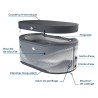copy of NETSPA JÄRVI  Pack Bassin ICEBATH + Kit Chiller 3-40°C - 1 Personne - 300L