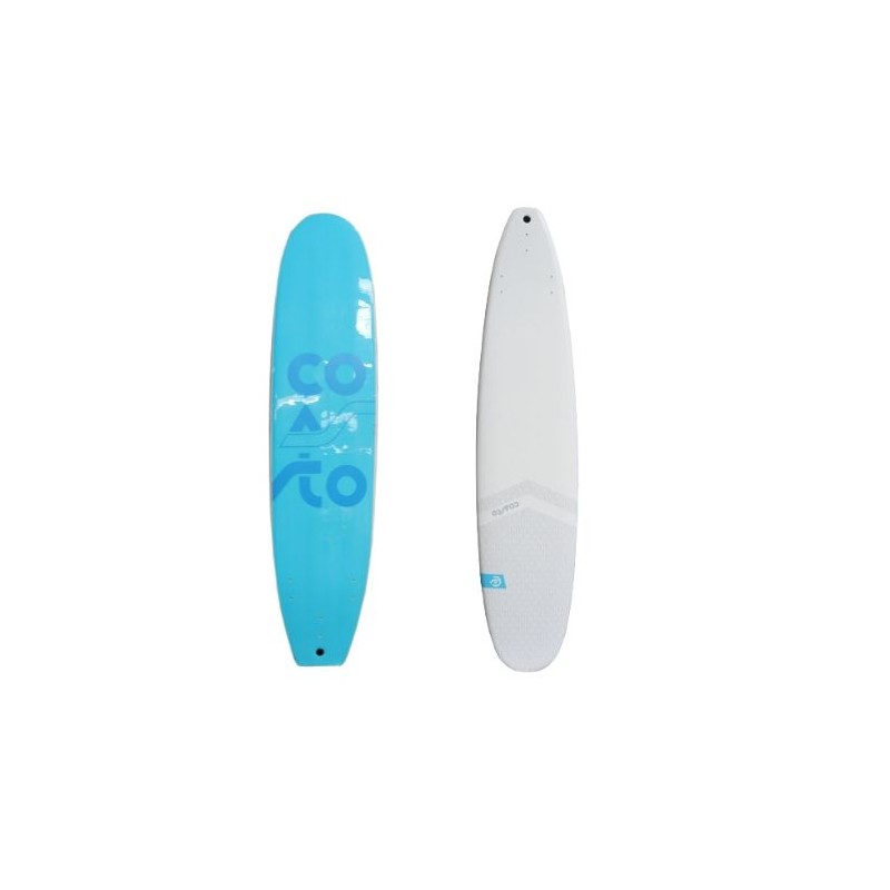 Coasto - Surf Mousse 9', PB-CSOFT900 - Planche Compacte, Légère, Sécurisée et Robuste - Type Longboard - Noyau EPS