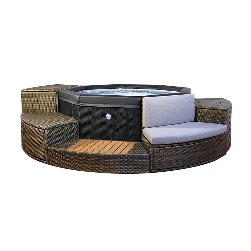Pack spa semi rigide octogonal OCTOPUS + mobilier 8 Modules - NetSpa