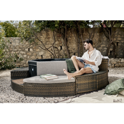 Pack spa semi rigide octogonal OCTOPUS + mobilier 8 Modules - NetSpa