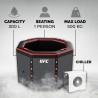 Netspa UFC Octogone IceBath Kit Chiller 3-40°C 5kw inclus NetSpa