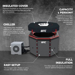 Netspa UFC Octogone IceBath Kit Chiller 3-40°C 5kw inclus NetSpa