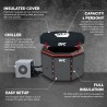 Netspa UFC Octogone IceBath Kit Chiller 3-40°C 5kw inclus NetSpa