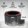 Netspa UFC Octogone IceBath Kit Chiller 3-40°C 5kw inclus NetSpa