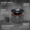Netspa UFC Octogone IceBath Kit Chiller 3-40°C 5kw inclus NetSpa