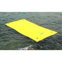 Matelas flotteur Ski Flott quatre Six places 350 cm x 180 cm x 3,5 cm Adapté pour lac mer piscine