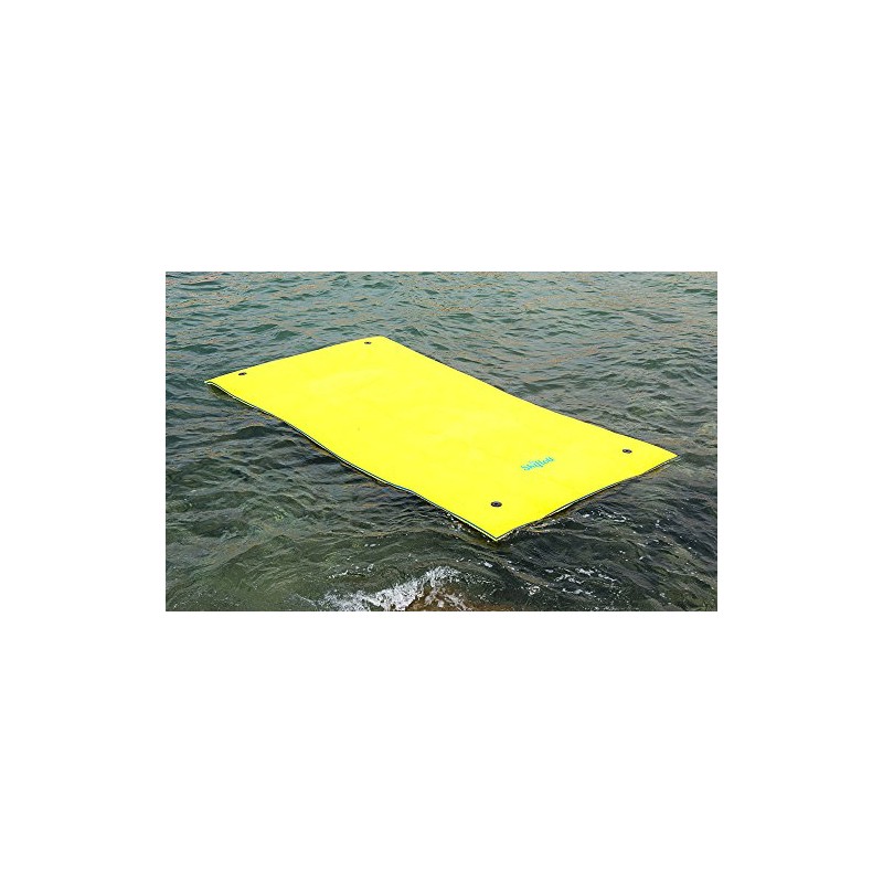 Matelas flotteur Ski Flott quatre Six places 350 cm x 180 cm x 3,5 cm Adapté pour lac mer piscine Matelas flotteur Ski Flott quatre Six places 350 cm x 180 cm x 3,5 cm Adapté pour lac mer piscine